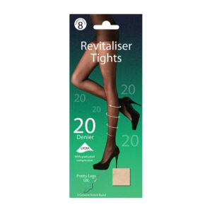 6 x Revitaliser Tights Natural (20 Denier) S/M