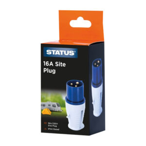 Status Caravan Site Plug Male 16amp