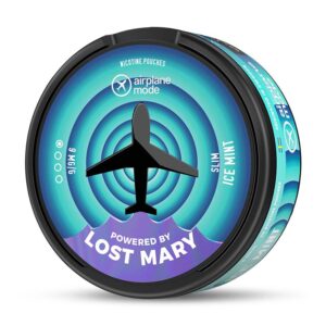 10 x Lost Mary Airplane Mode Nicotine Pouch Ice Mint