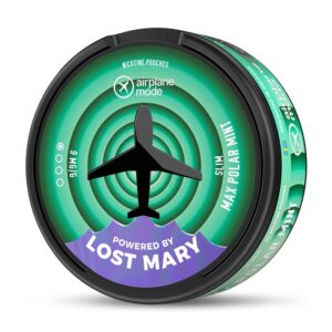 10 x Lost Mary Airplane Mode Nicotine Pouch Max Polar Mint