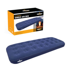 Milestone Single Flocked Air Bed