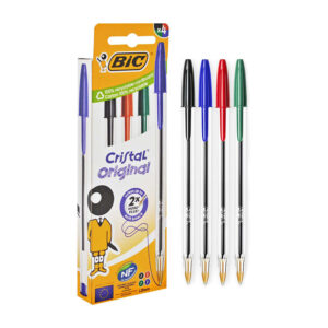 Bic Pen Assorted 4 pack display of 10