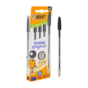 Bic Pen Black 4 pack display of 10
