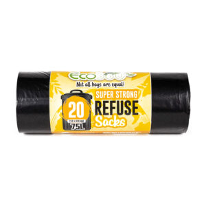 20 x Ecobag Refuse Sack heavy duty roll of 20