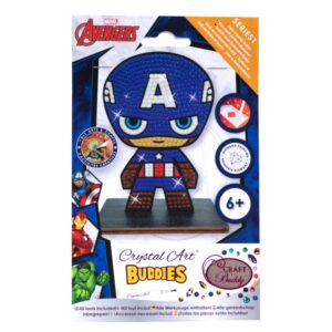 Craft Buddies Crystal Art Buddy - Captain America
