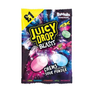 12 x Bazooka Candy Juicy Drop Blasts PM &pound;1 120g