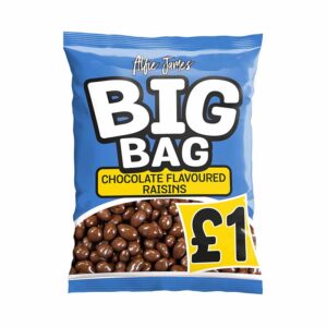 12 x Big Bag Chocolate Raisins PM &pound;1 120g