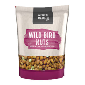 12 x Nature's Market Wild Bird Nuts 1kg