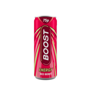 24 x Boost Energy Red Berry Can 250ml PM 75p
