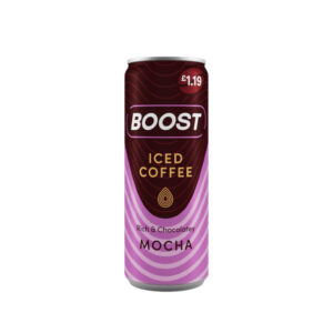 12 x Boost Iced Coffee Mocha 250ml Can &pound;1.19 0% Vat