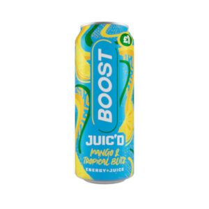 12 x Boost Energy Juic'd Mango & Tropical Blitz 500ml PM &pound;1
