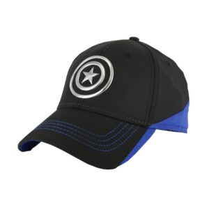Marvel Adult Cap Captain America Blue/Black