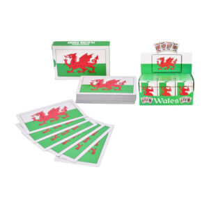 12 x Wales Playing Cards in Display