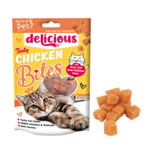 12 x Cat Treat Meaty Chicken Bites 80g