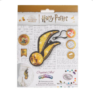 Craft Buddies Crystal Art Bag Charm - Golden Snitch