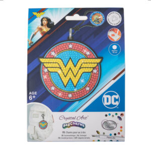 Craft Buddies Crystal Art Bag Charm - Wonder Woman