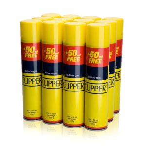 12 x Clipper Gas 250ml + 50ml FREE