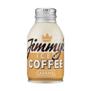 12 x Jimmy's Iced Coffee Caramel BottleCan 275ml 0% Vat