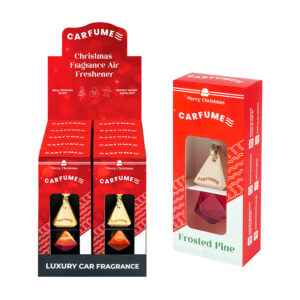 10 x Carfume Xmas Hanging Diffuser Air Freshener in Display