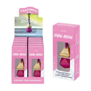 10 x Carfume Snow Angel Hanging Diffuser Air Freshener in Display