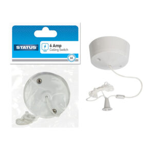 3 x Status Ceiling Switch & Cord 2 Way in display