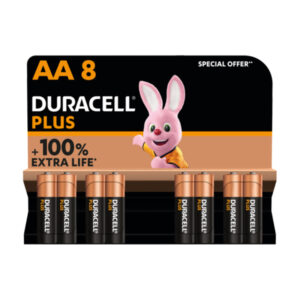 12 x Duracell Plus Power AA 8 Pack Batteries