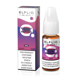 ELFLIQ Nic Salt E-Liquid Blueberry Sour Raspberry 10ml 20mg