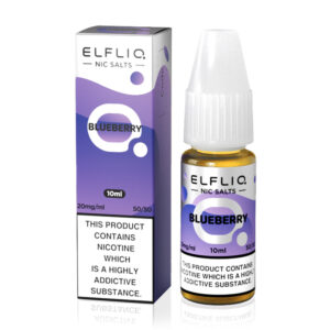 ELFLIQ Nic Salt E-Liquid Blueberry 10ml 20mg