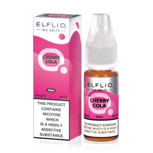 ELFLIQ Nic Salt E-Liquid Cherry Cola 10ml 20mg