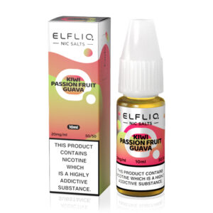ELFLIQ Nic Salt E-Liquid Kiwi Passion Guava 10ml 20mg