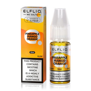 ELFLIQ Nic Salt E-Liquid Pineapple Mango Orange 10ml 20mg