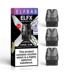 Elfbar ELFX Dual Mesh Refillable Pod 0.8 (3 pack)