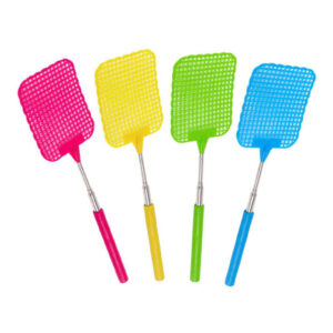24 x Extendable Fly Swatter in Display 26cm-72cm