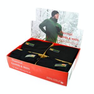 36 x Adults Thermal Hats & Gloves in Display