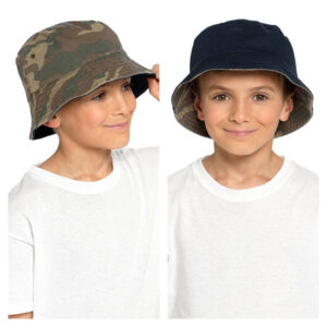 Kids Camo Bucket Hat - 0% Vat