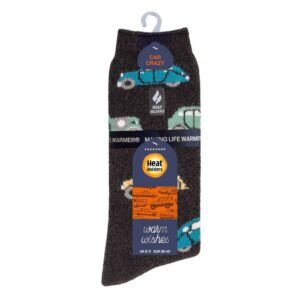 Heat Holder Mens Hobby Cars Socks 6-11