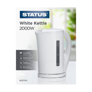 Kettle Cordless 1.7L  2000w  White