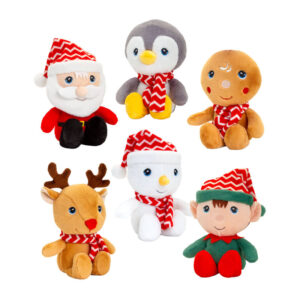 24 x Keeleco Christmas Beanie Pals 15cm