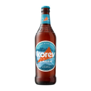 12 x Korev Cornish Lager 4.8% vol 500ml