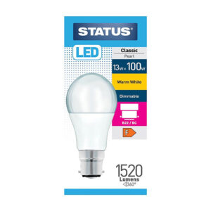 10 x LED GLS 15w BC Status