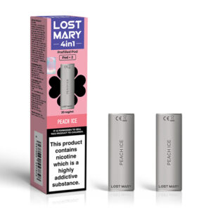 Lost Mary 4 in 1 Prefilled Pods Twin Pack - Peach Ice