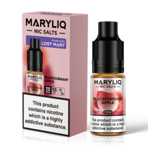 MARYLIQ Nic Salt E-Liquid Blackcurrant Apple 10ml 20mg