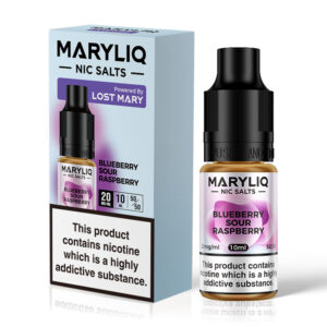 MARYLIQ Nic Salt E-Liquid Blueberry Sour Raspberry 10ml 20mg