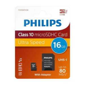 Micro SD Card + SD Adaptor 16GB