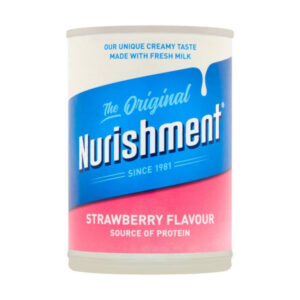 12 x Strawberry Nurishment Tin 400ml 0% Vat
