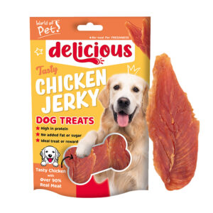 12 x Dog Treat Chicken Jerky 60g