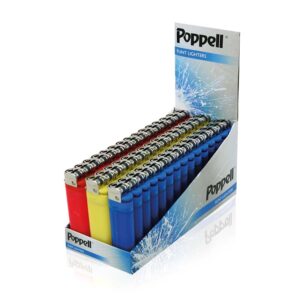 45 x Poppell T45 Flint Lighters