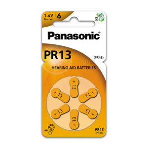 Hearing Aid Battery ZA13  dial of 6