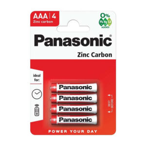 12 x Panasonic Zinc AAA Battery