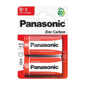 12 x Panasonic Zinc D Battery